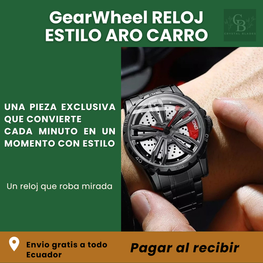 GearWheel RELOJ ESTILO ARO CARRO