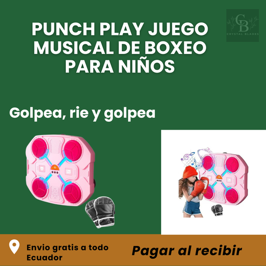 PUNCH PLAY JUEGO MUSICAL DE BOXEO PARA NIÑOS