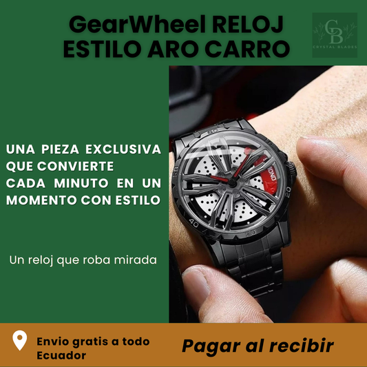 GearWheel RELOJ ESTILO ARO CARRO